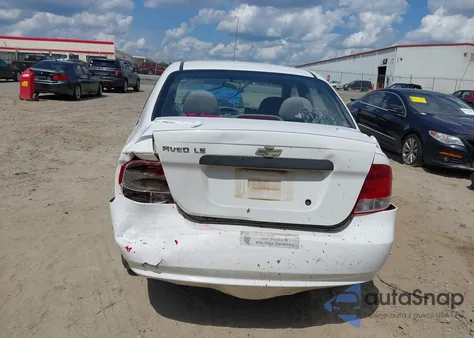 2005 Chevrolet Aveo Ls из США, поврежденный, VIN KL1TD52695B367871